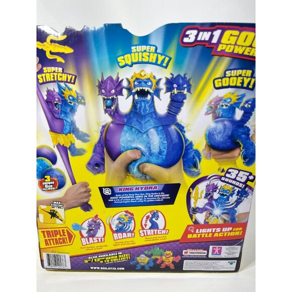Heroes Of Goo Jit Zu Deep Goo Sea KING HYDRA 3 In 1Triple Goo Pack - Picture 8 of 10